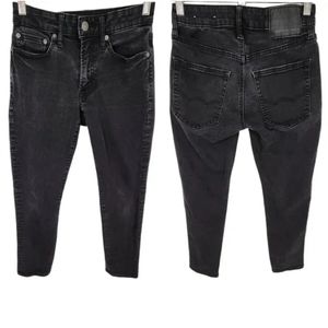 American Eagle 26x28 Mens Next Level Flex Slim Straight Jeans Black 26 Waist